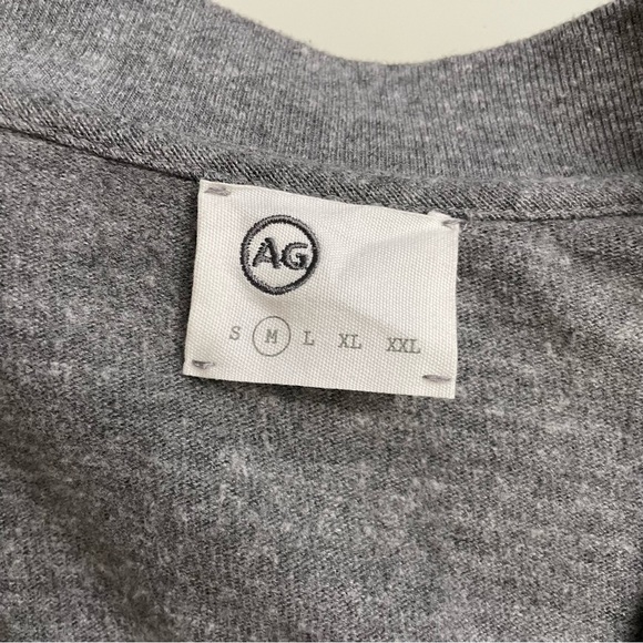 AG Jeans Adriano Goldschmied Men’s Button Cardigan Sweater Gray Size Medium - Picture 5 of 9